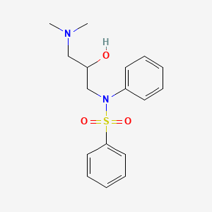 N-[3-(dimethylamino)-2-hydroxypropyl]-N-phenylbenzenesulfonamide