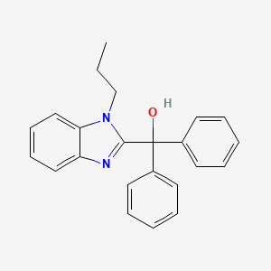 DIPHENYL(1-PROPYL-1,3-BENZODIAZOL-2-YL)METHANOL