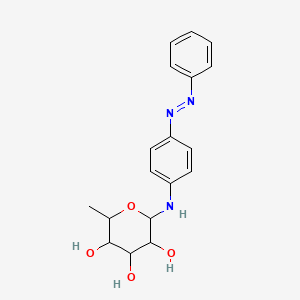 6-deoxy-N-[4-(phenyldiazenyl)phenyl]-alpha-L-mannopyranosylamine