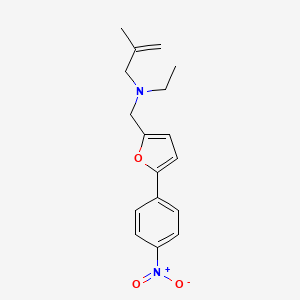 N-ethyl-2-methyl-N-{[5-(4-nitrophenyl)-2-furyl]methyl}-2-propen-1-amine