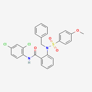 2-{benzyl[(4-methoxyphenyl)sulfonyl]amino}-N-(2,4-dichlorophenyl)benzamide