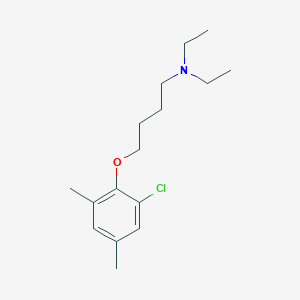 4-(2-chloro-4,6-dimethylphenoxy)-N,N-diethylbutan-1-amine