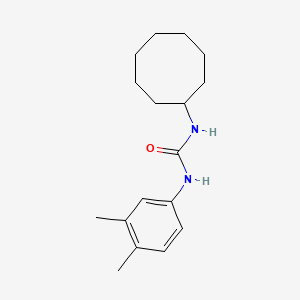 molecular formula C17H26N2O B4901858 N-cyclooctyl-N'-(3,4-dimethylphenyl)urea 