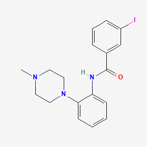 3-iodo-N-[2-(4-methylpiperazin-1-yl)phenyl]benzamide