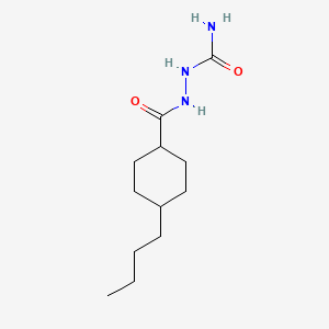 [(4-Butylcyclohexanecarbonyl)amino]urea