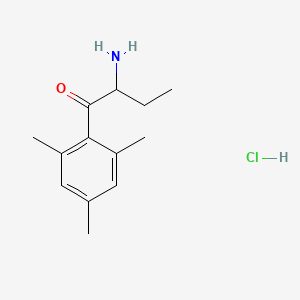 molecular formula C13H20ClNO B4901971 2-Amino-1-(2,4,6-trimethylphenyl)butan-1-one;hydrochloride 