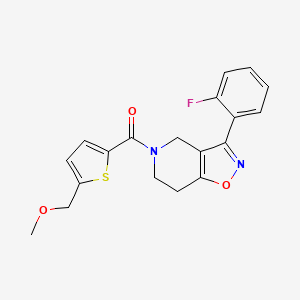 3-(2-fluorophenyl)-5-{[5-(methoxymethyl)-2-thienyl]carbonyl}-4,5,6,7-tetrahydroisoxazolo[4,5-c]pyridine