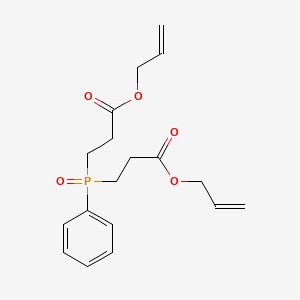 Propionic acid, 3,3'-(phenylphosphinylidene)di-, diallyl ester