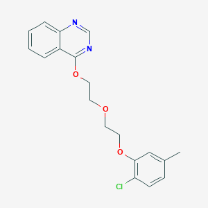 4-{2-[2-(2-chloro-5-methylphenoxy)ethoxy]ethoxy}quinazoline