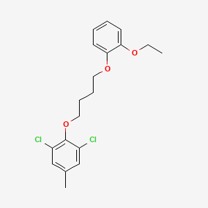 1,3-dichloro-2-[4-(2-ethoxyphenoxy)butoxy]-5-methylbenzene