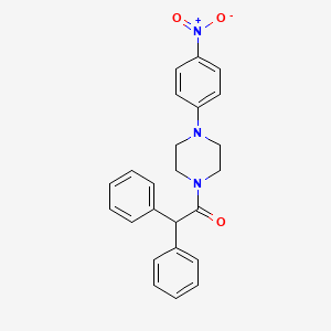 1-[4-(4-Nitrophenyl)piperazin-1-yl]-2,2-diphenylethanone