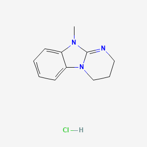 10-methyl-3,4-dihydro-2H-pyrimido[1,2-a]benzimidazole;hydrochloride