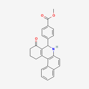 methyl 4-(4-oxo-1,2,3,4,5,6-hexahydrobenzo[a]phenanthridin-5-yl)benzoate