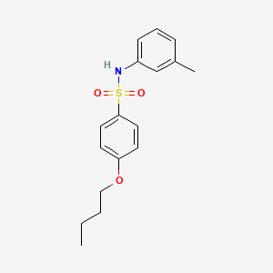 4-butoxy-N-(3-methylphenyl)benzenesulfonamide