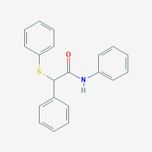 molecular formula C20H17NOS B4902475 N,2-diphenyl-2-(phenylsulfanyl)acetamide 