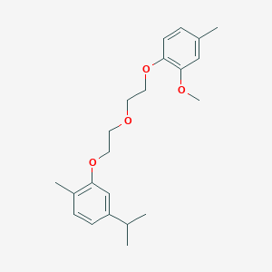 2-Methoxy-4-methyl-1-[2-[2-(2-methyl-5-propan-2-ylphenoxy)ethoxy]ethoxy]benzene