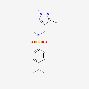 4-(SEC-BUTYL)-N-[(1,3-DIMETHYL-1H-PYRAZOL-4-YL)METHYL]-N-METHYL-1-BENZENESULFONAMIDE