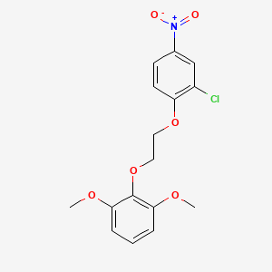 2-[2-(2-chloro-4-nitrophenoxy)ethoxy]-1,3-dimethoxybenzene