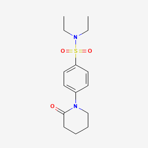 N,N-diethyl-4-(2-oxopiperidin-1-yl)benzenesulfonamide