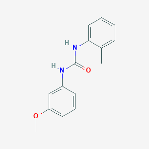 molecular formula C15H16N2O2 B4902886 1-(3-Methoxyphenyl)-3-(o-tolyl)urea CAS No. 106106-61-0