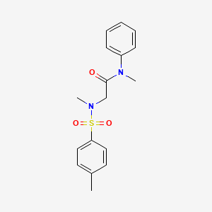 molecular formula C17H20N2O3S B4902944 N~1~,N~2~-dimethyl-N~2~-[(4-methylphenyl)sulfonyl]-N~1~-phenylglycinamide 