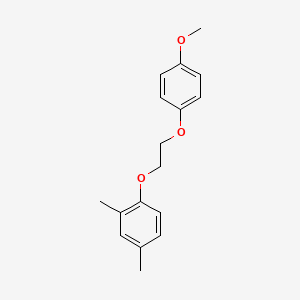 molecular formula C17H20O3 B4902957 1-[2-(4-methoxyphenoxy)ethoxy]-2,4-dimethylbenzene 