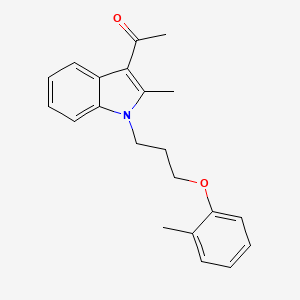 1-{2-methyl-1-[3-(2-methylphenoxy)propyl]-1H-indol-3-yl}ethanone