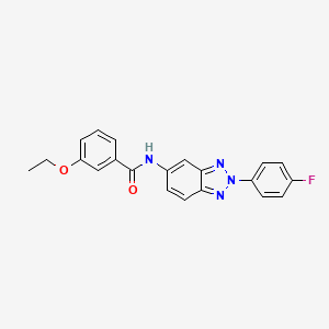 3-ethoxy-N-[2-(4-fluorophenyl)-2H-1,2,3-benzotriazol-5-yl]benzamide