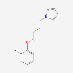 molecular formula C15H19NO B4903143 1-[4-(2-Methylphenoxy)butyl]pyrrole 