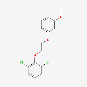 1,3-dichloro-2-[2-(3-methoxyphenoxy)ethoxy]benzene