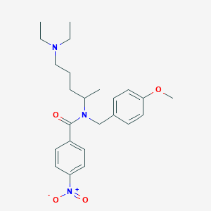 N-[5-(diethylamino)pentan-2-yl]-N-(4-methoxybenzyl)-4-nitrobenzamide