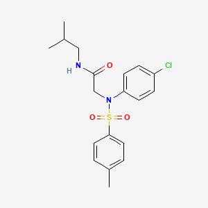 N~2~-(4-chlorophenyl)-N~1~-isobutyl-N~2~-[(4-methylphenyl)sulfonyl]glycinamide