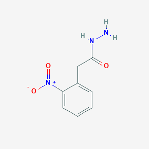 molecular formula C8H9N3O3 B049033 2-(2-硝基苯基)乙酰肼 CAS No. 114953-81-0