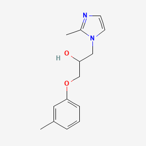 1-(2-Methyl-imidazol-1-yl)-3-m-tolyloxy-propan-2-ol