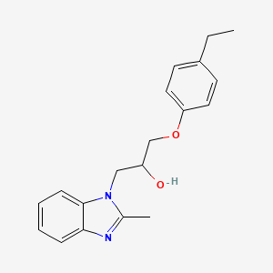 1-(4-ethylphenoxy)-3-(2-methyl-1H-1,3-benzodiazol-1-yl)propan-2-ol