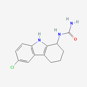 molecular formula C13H14ClN3O B4903381 N-(6-chloro-2,3,4,9-tetrahydro-1H-carbazol-1-yl)urea 