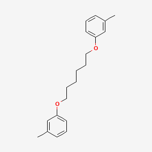 molecular formula C20H26O2 B4903426 1-Methyl-3-[6-(3-methylphenoxy)hexoxy]benzene 