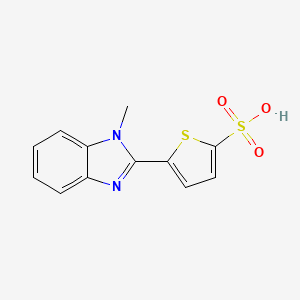 5-(1-Methylbenzimidazol-2-yl)thiophene-2-sulfonic acid