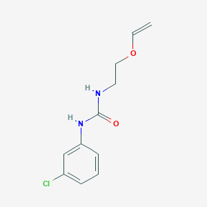 1-(3-chlorophenyl)-3-(2-ethenoxyethyl)urea