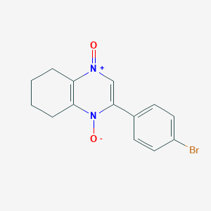 molecular formula C14H13BrN2O2 B4903561 2-(4-bromophenyl)-5,6,7,8-tetrahydroquinoxaline 1,4-dioxide 