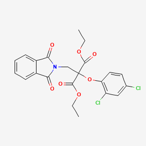 Diethyl 2-(2,4-dichlorophenoxy)-2-[(1,3-dioxoisoindol-2-yl)methyl]propanedioate