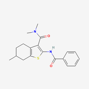 2-(benzoylamino)-N,N,6-trimethyl-4,5,6,7-tetrahydro-1-benzothiophene-3-carboxamide