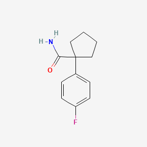 1-(4-fluorophenyl)cyclopentanecarboxamide