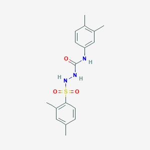 N-(3,4-dimethylphenyl)-2-[(2,4-dimethylphenyl)sulfonyl]hydrazinecarboxamide