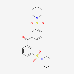 bis[3-(1-piperidinylsulfonyl)phenyl]methanone