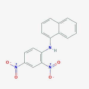 molecular formula C16H11N3O4 B4903691 N-(2,4-dinitrophenyl)naphthalen-1-amine CAS No. 6267-99-8