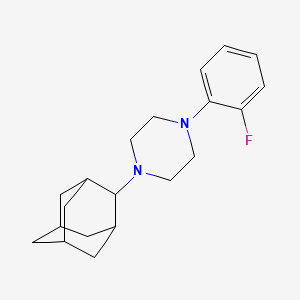 1-(2-adamantyl)-4-(2-fluorophenyl)piperazine