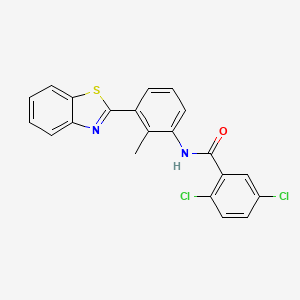 N-[3-(1,3-benzothiazol-2-yl)-2-methylphenyl]-2,5-dichlorobenzamide