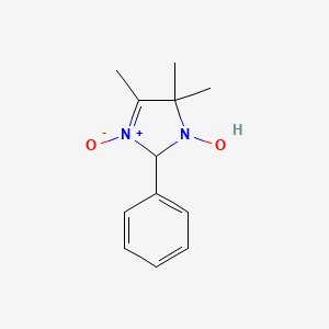 molecular formula C12H16N2O2 B4903771 1-Hydroxy-4,5,5-trimethyl-2-phenyl-3-imidazolin-3-oxide 