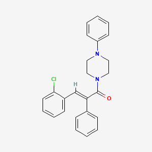 1-[3-(2-chlorophenyl)-2-phenylacryloyl]-4-phenylpiperazine